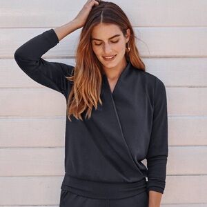 🌿NWT JJill XL Soft-Knit Surplus Crossover Top